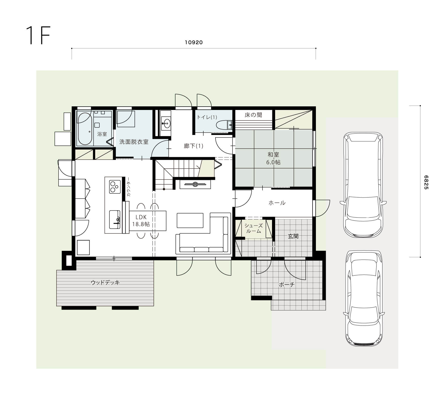 プラッツ1F間取り図