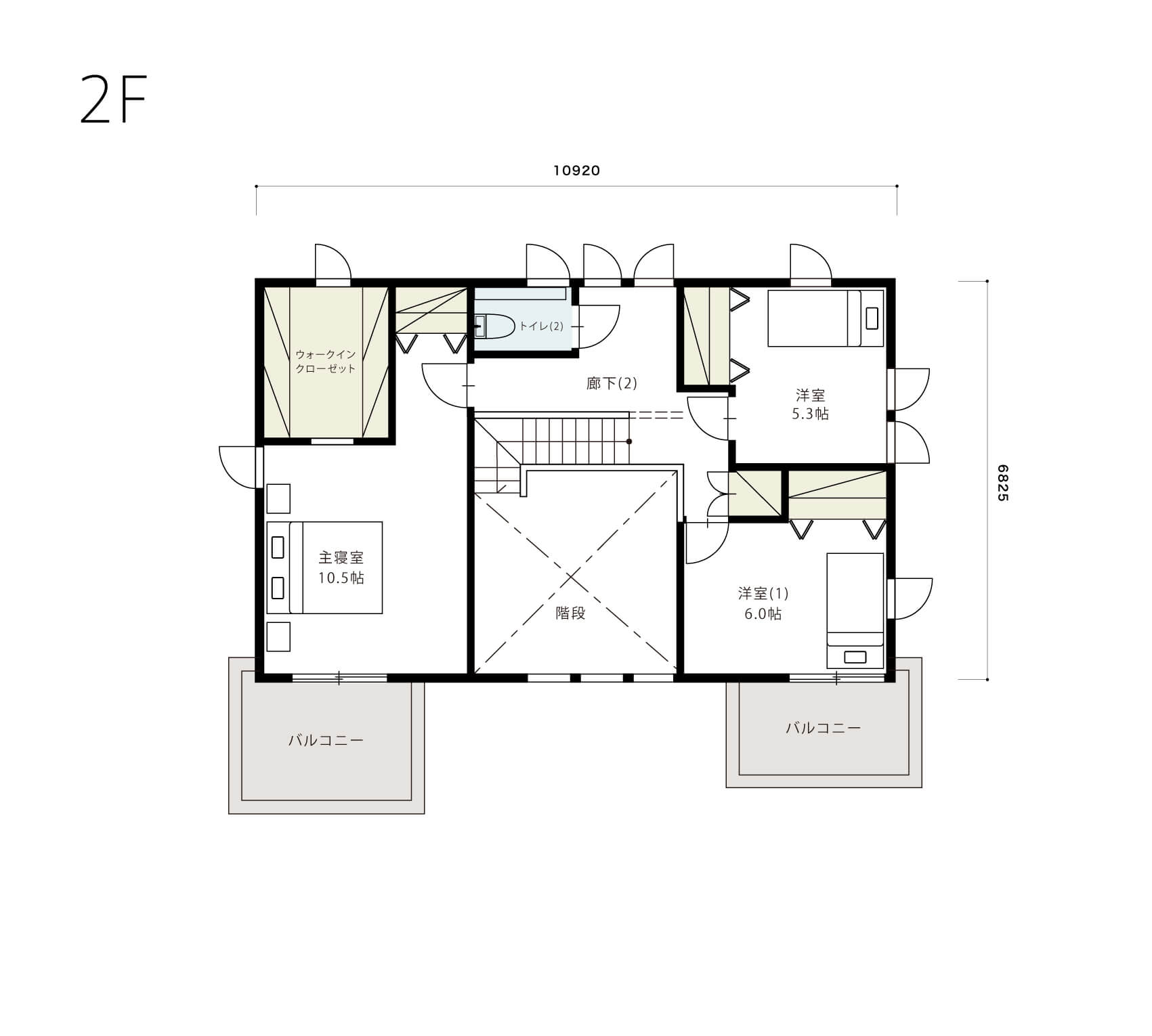 プラッツ2F間取り図