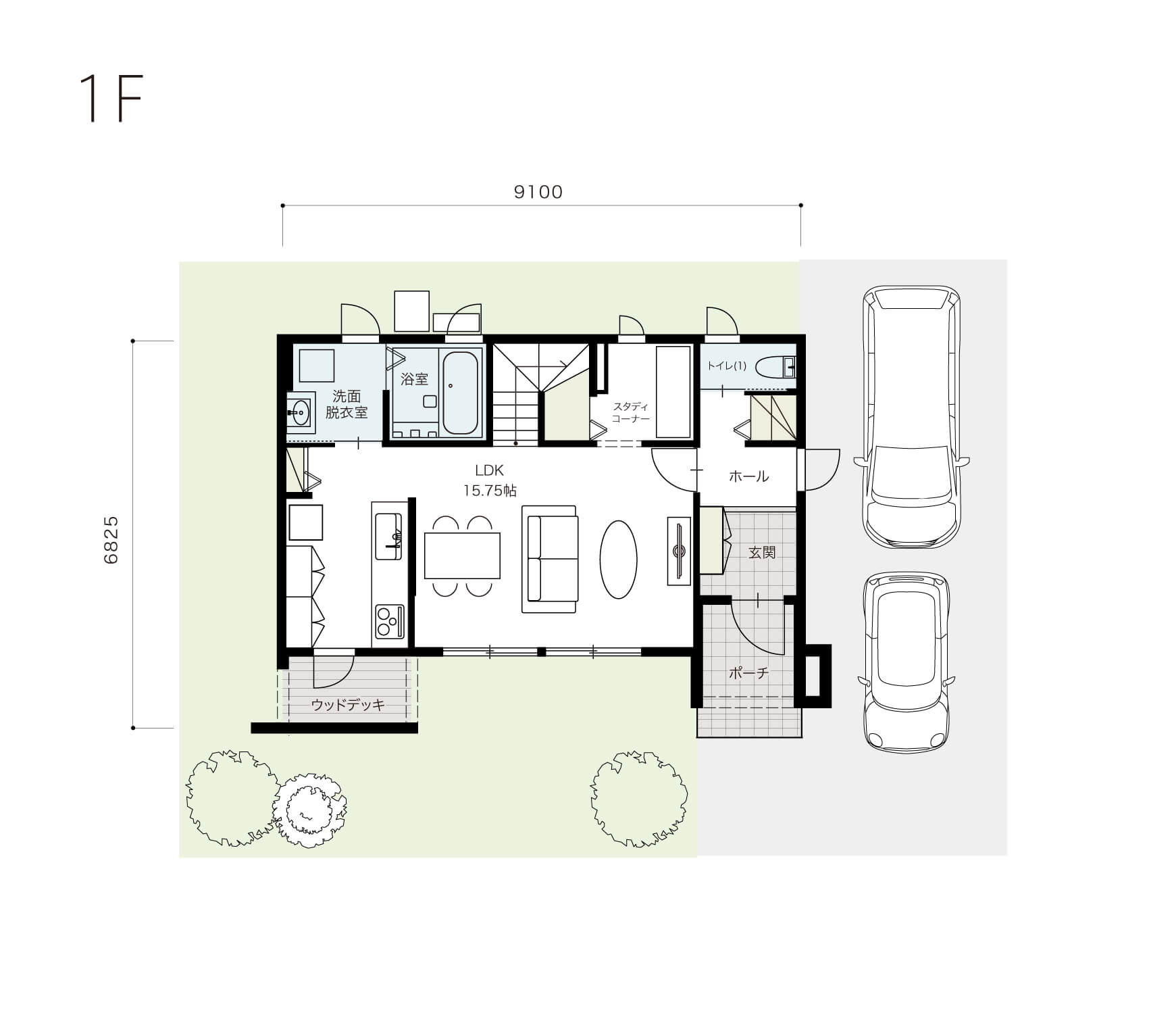 プラッツ1F間取り図