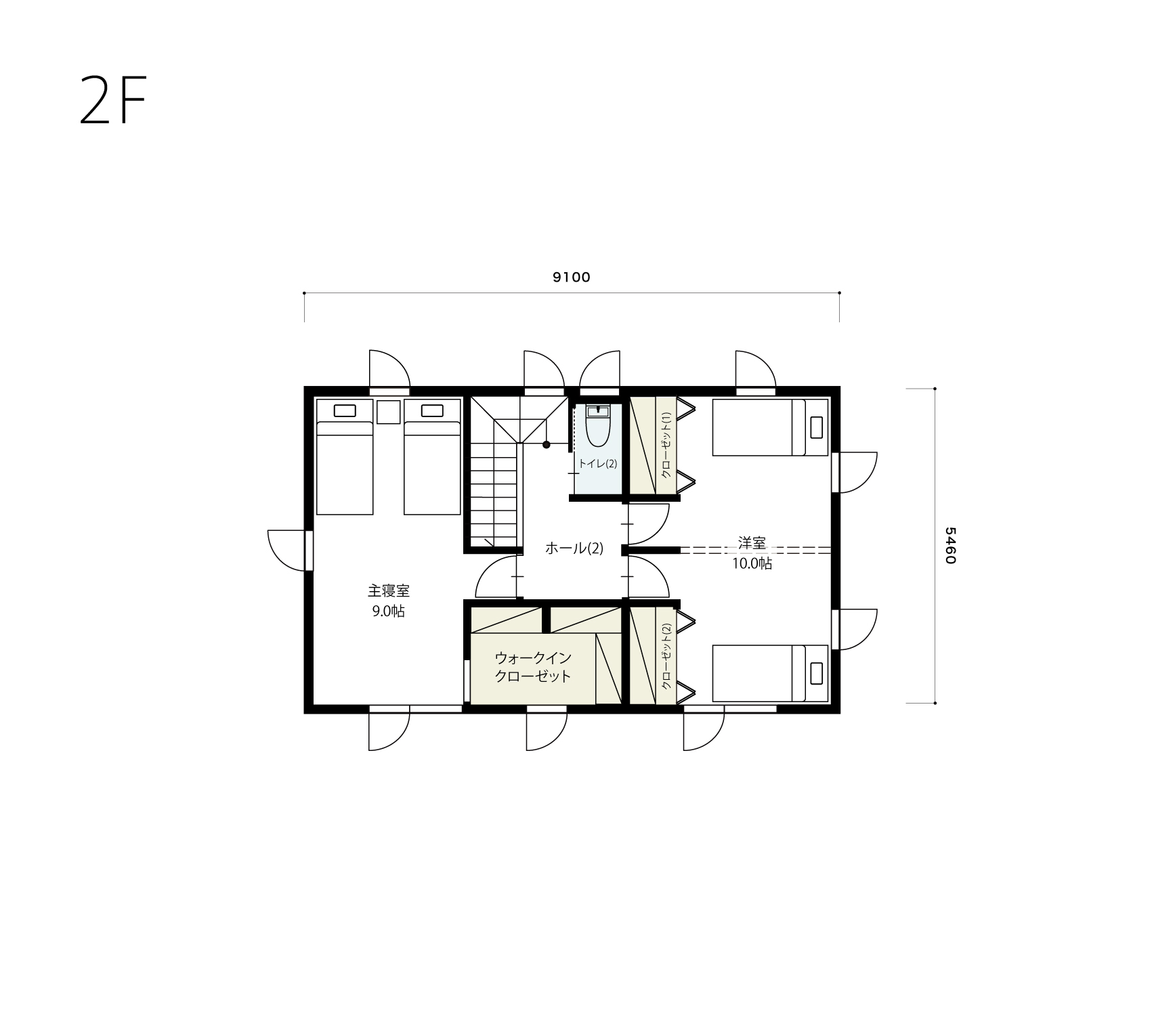 ノルド2F間取り図