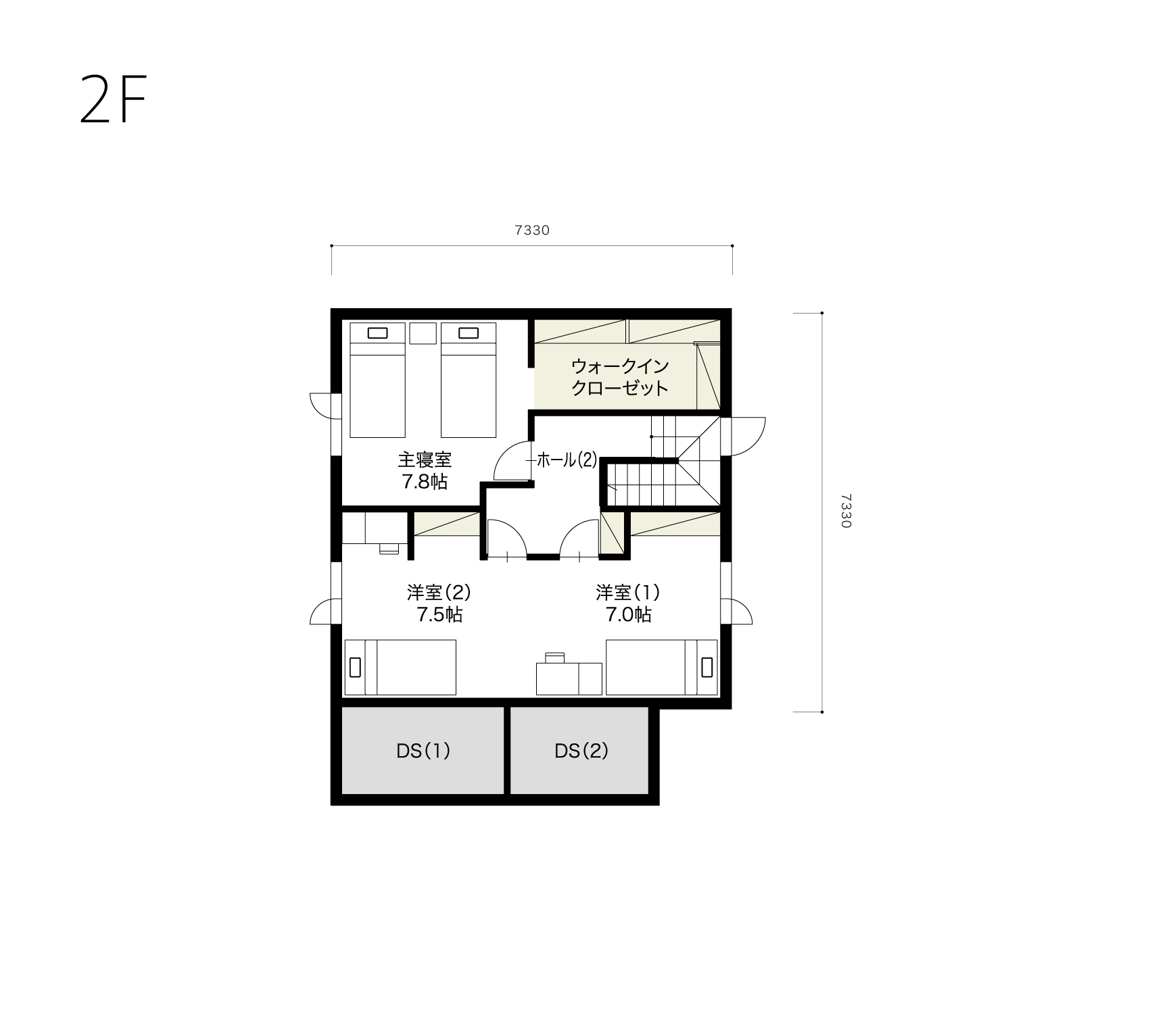 アース2F間取り図