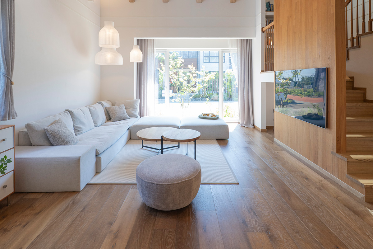 家中どこにいても、陽だまりのような暖かさ