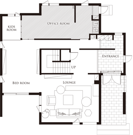 参考プラン 1F 間取り図面
